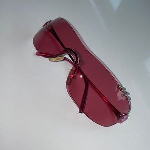 Iconic Vintage Christian Dior pierced Sunglasses in Pink!